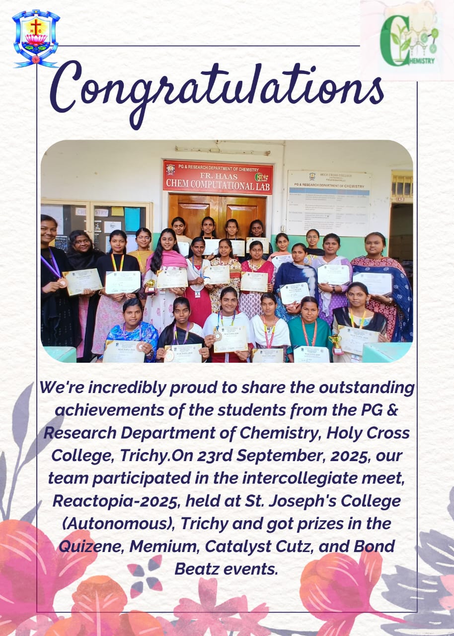 Chemistry Reactopia Winners