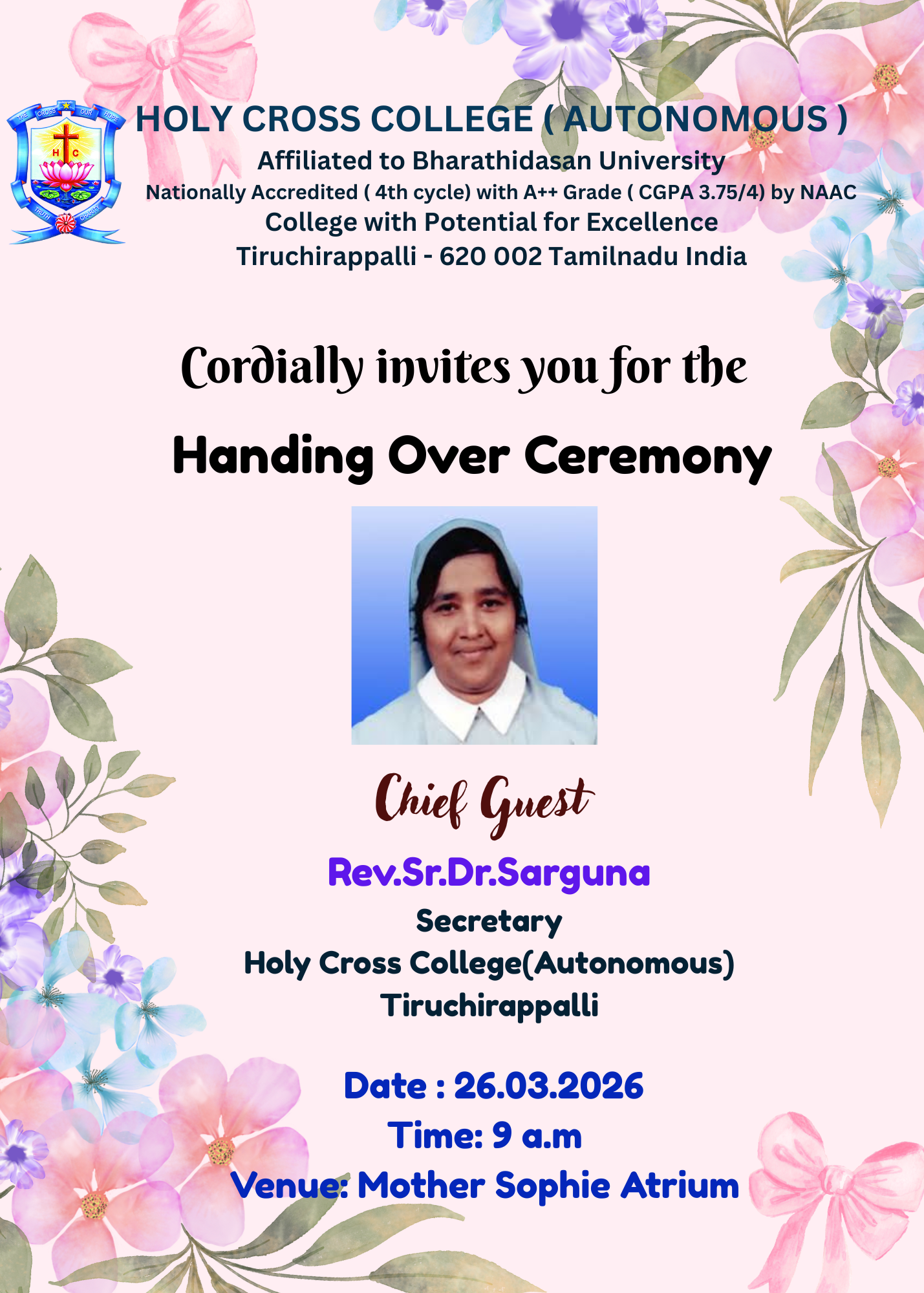 Handing Over Ceremony