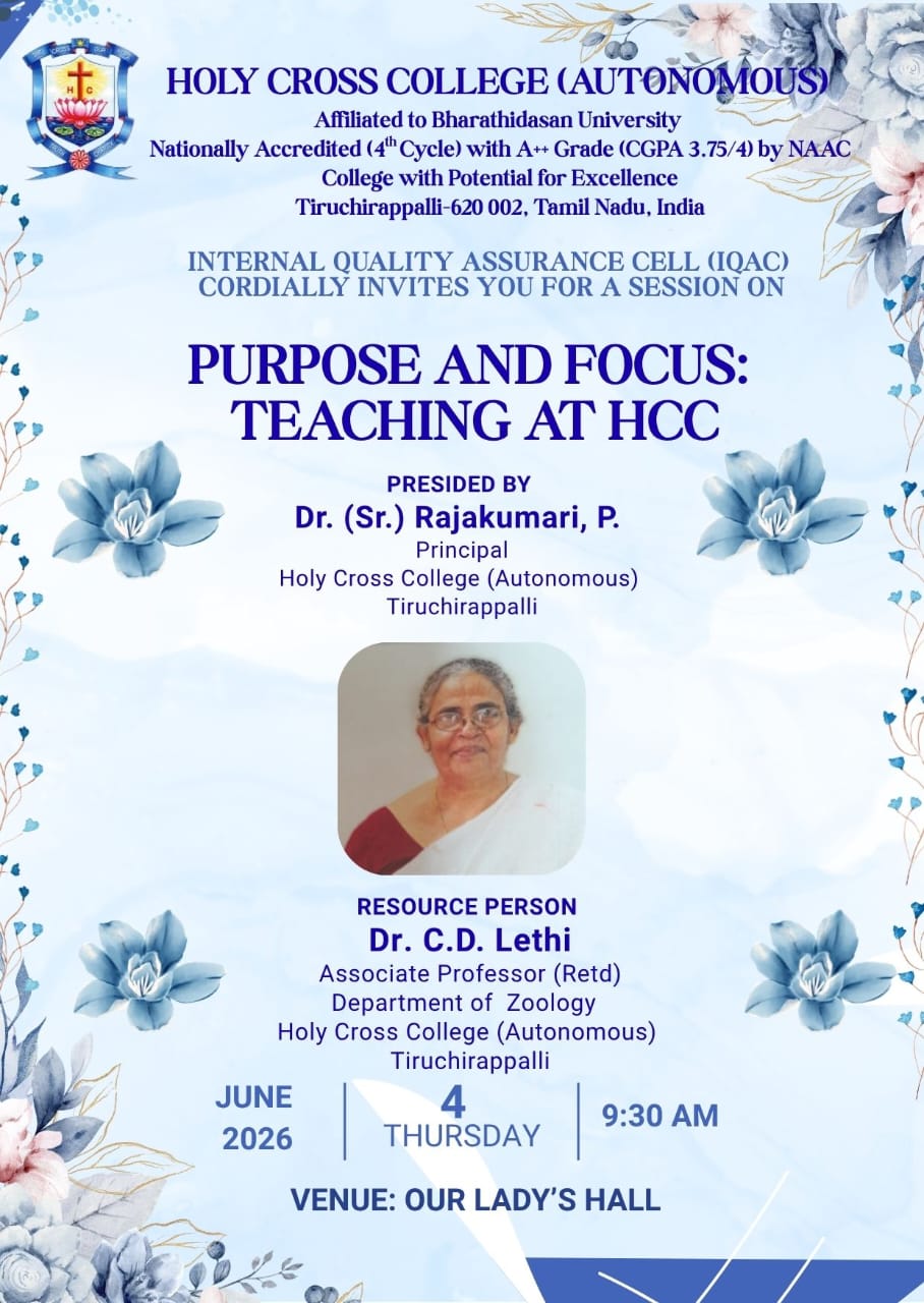 Purpose and Focus: Teaching at HCC
