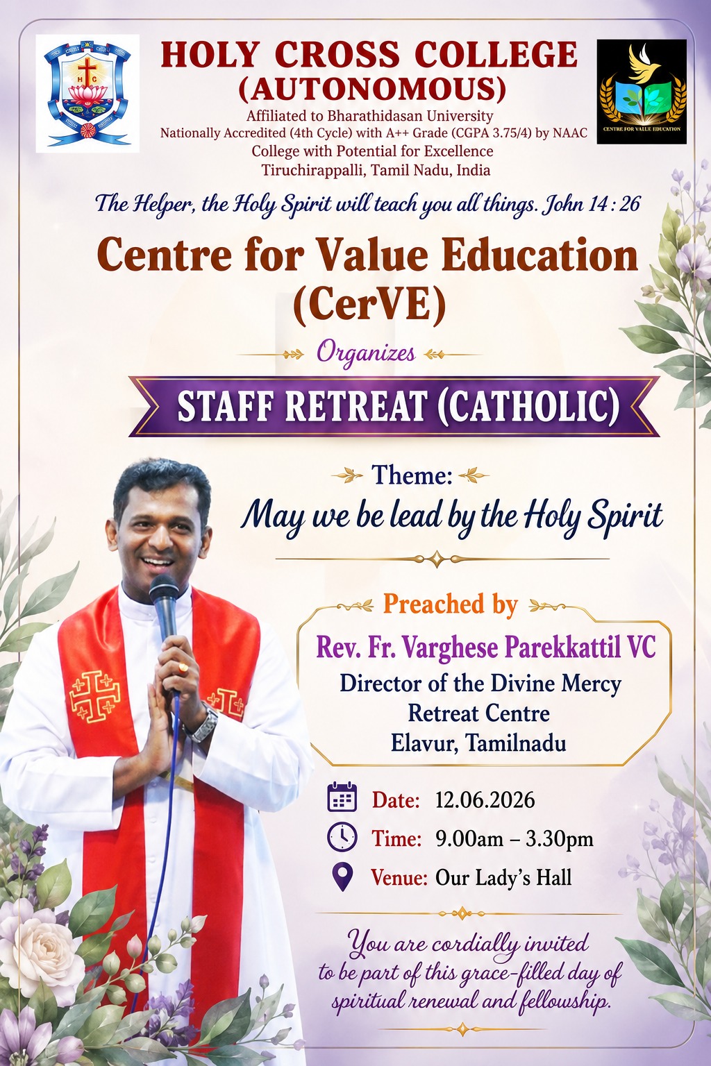 Catholic Staff Retreat