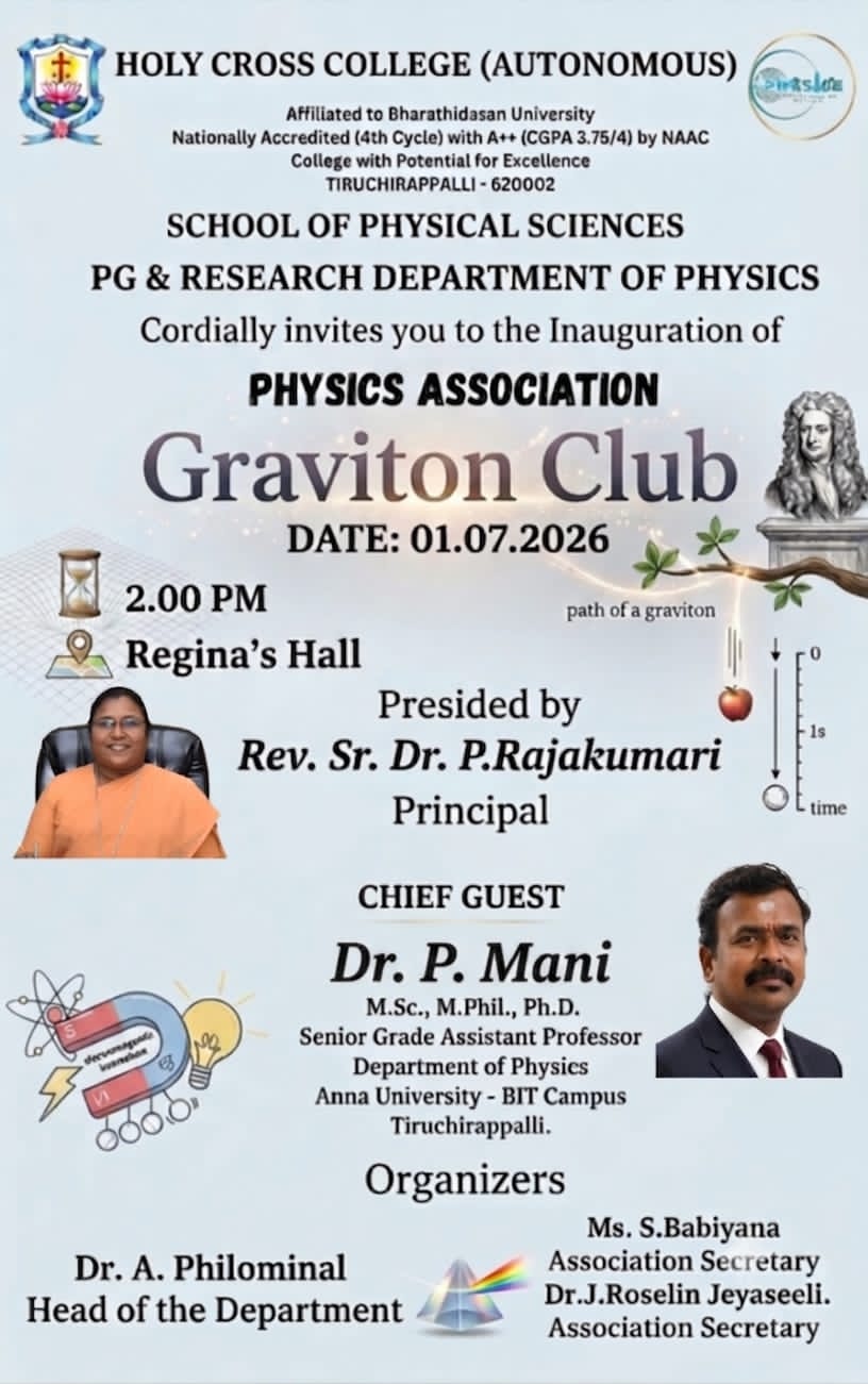 Physics Association - Graviton Club Inauguration