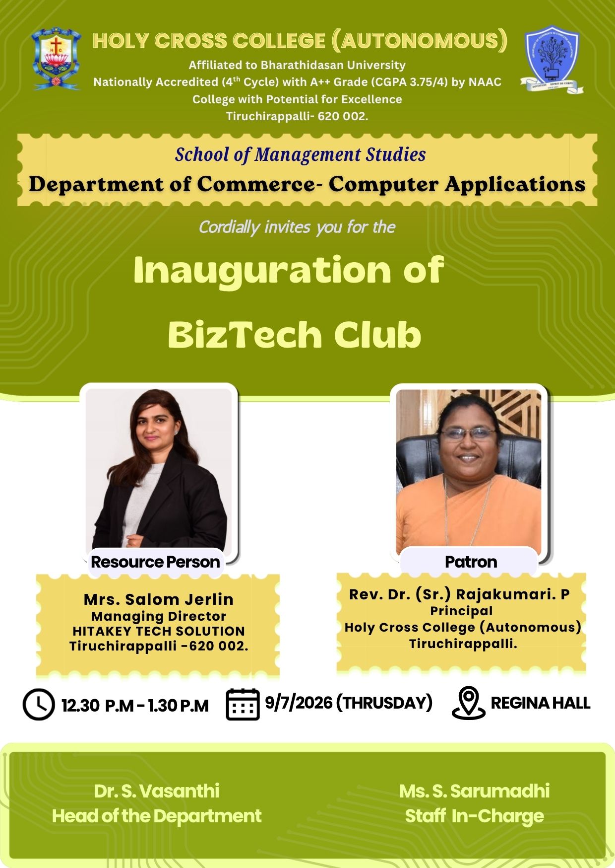 Inauguration of BizTech Club