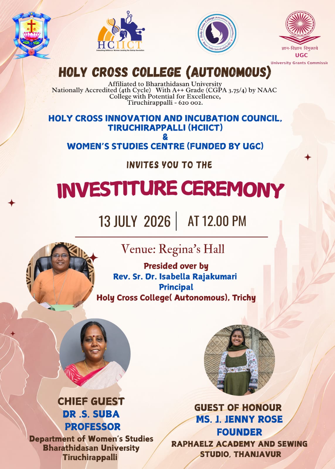 WSC Inauguration