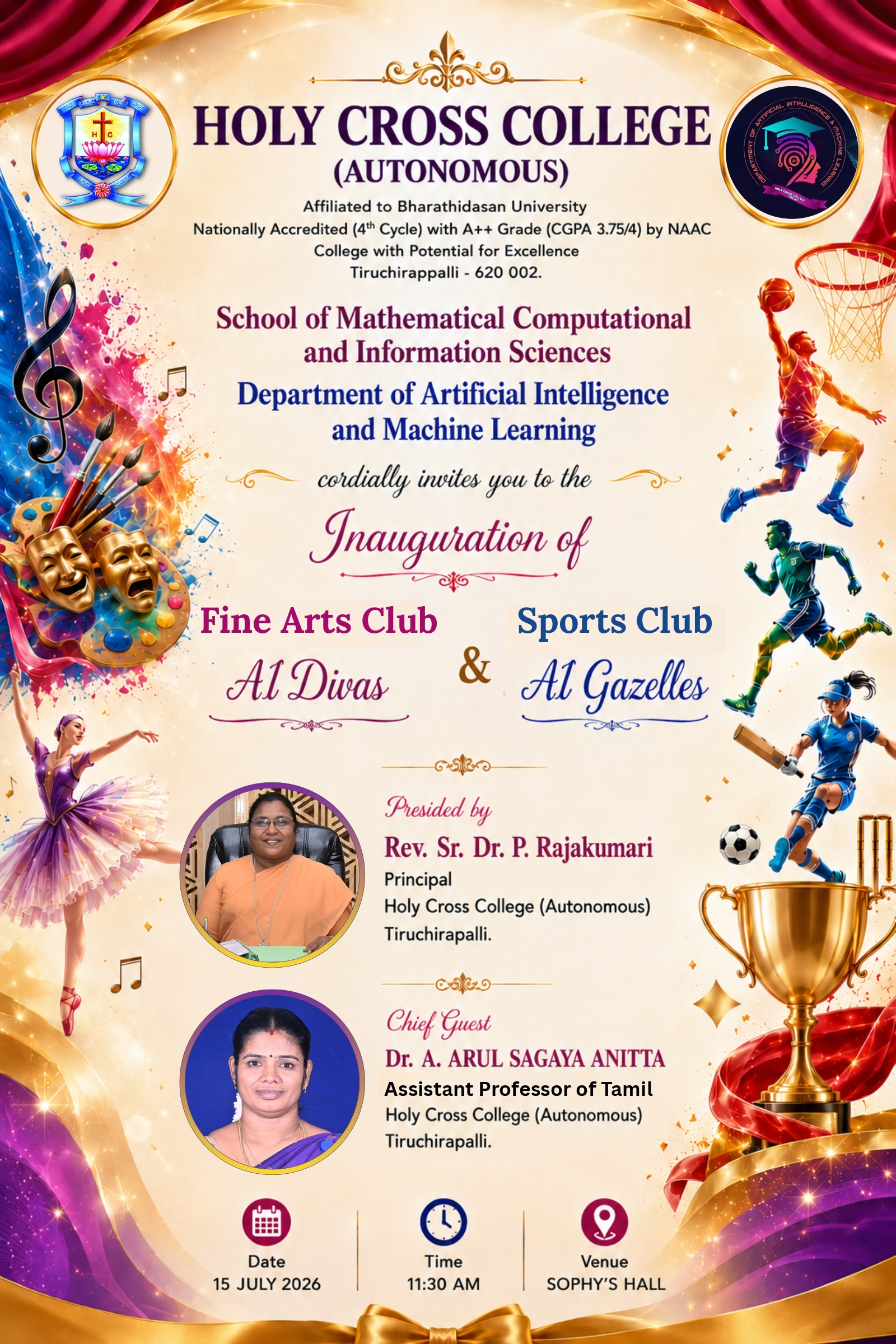 Inauguration of Fine Arts and Sports Club