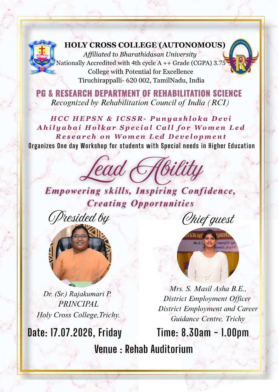 Lead Ability- Empowering skills, Inspiring Confidence, Cresting Opportunities