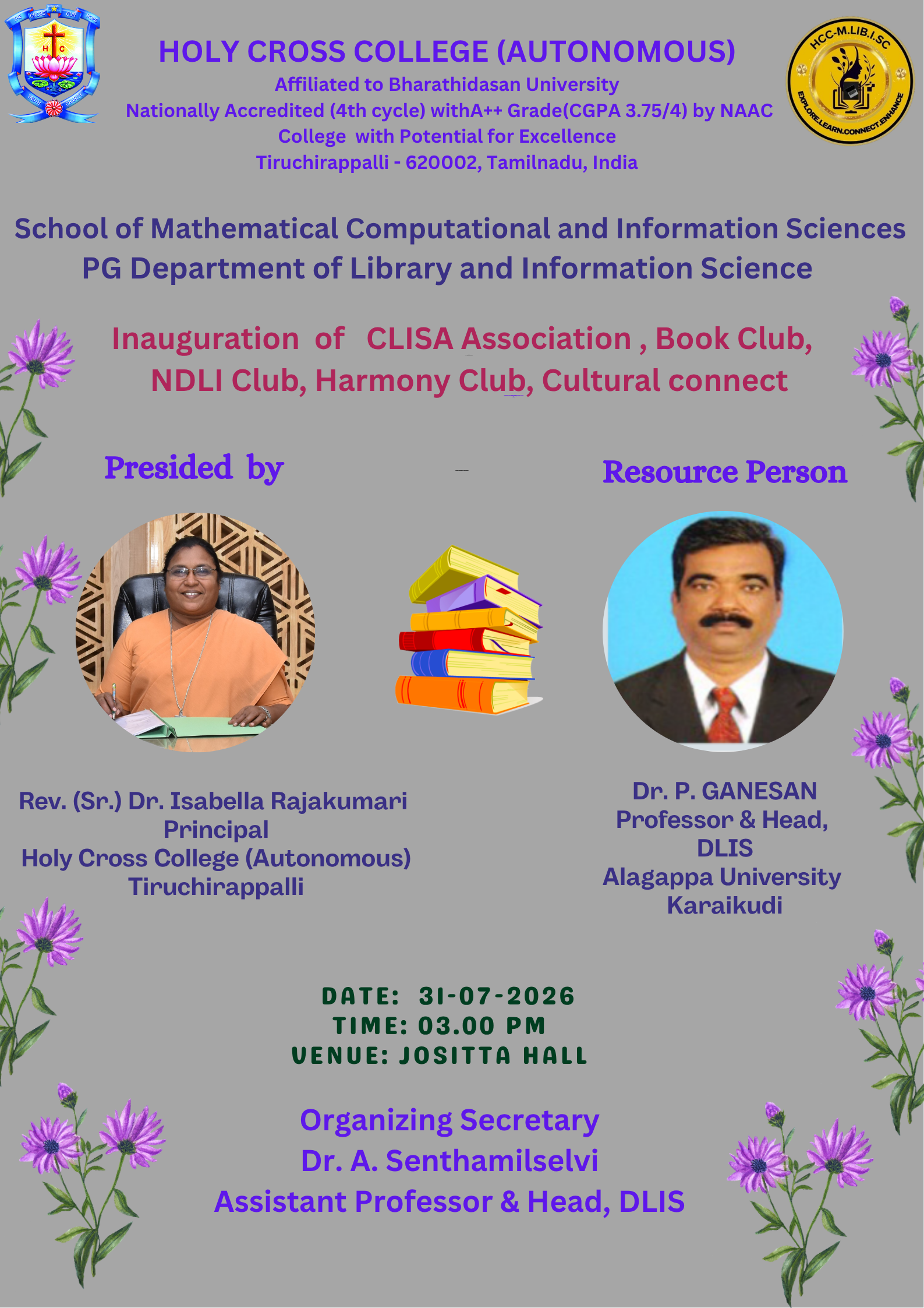 Library Science Association Inaguration