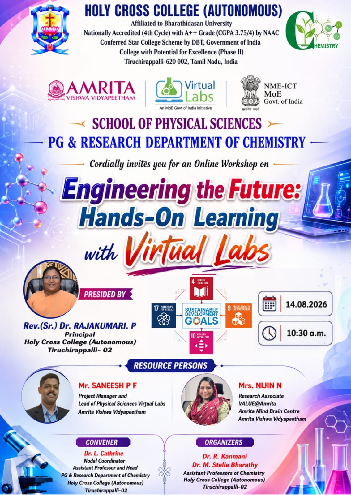 Workshop on Engineering the future : Hands-on training with Virtual labs
