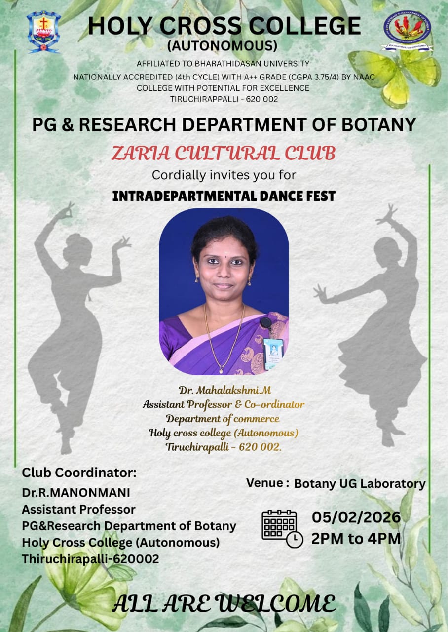 Botany-Zaria Cultural Club- Intradepartmental Dance Fest