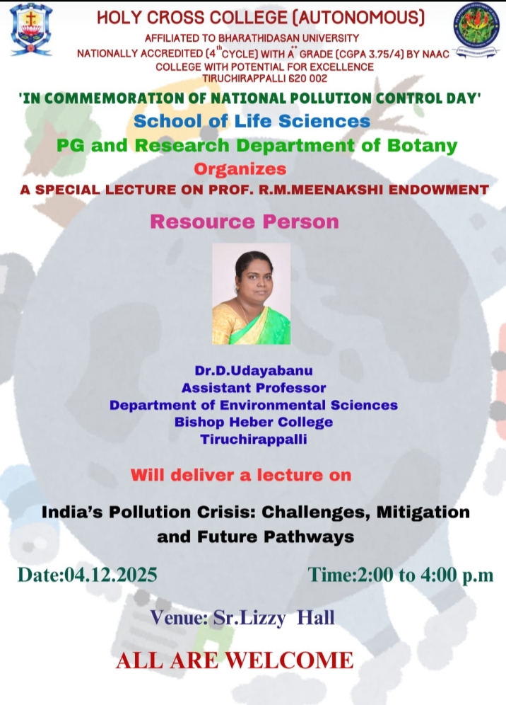 Prof.RM. Meenakshi Endowment Lecture