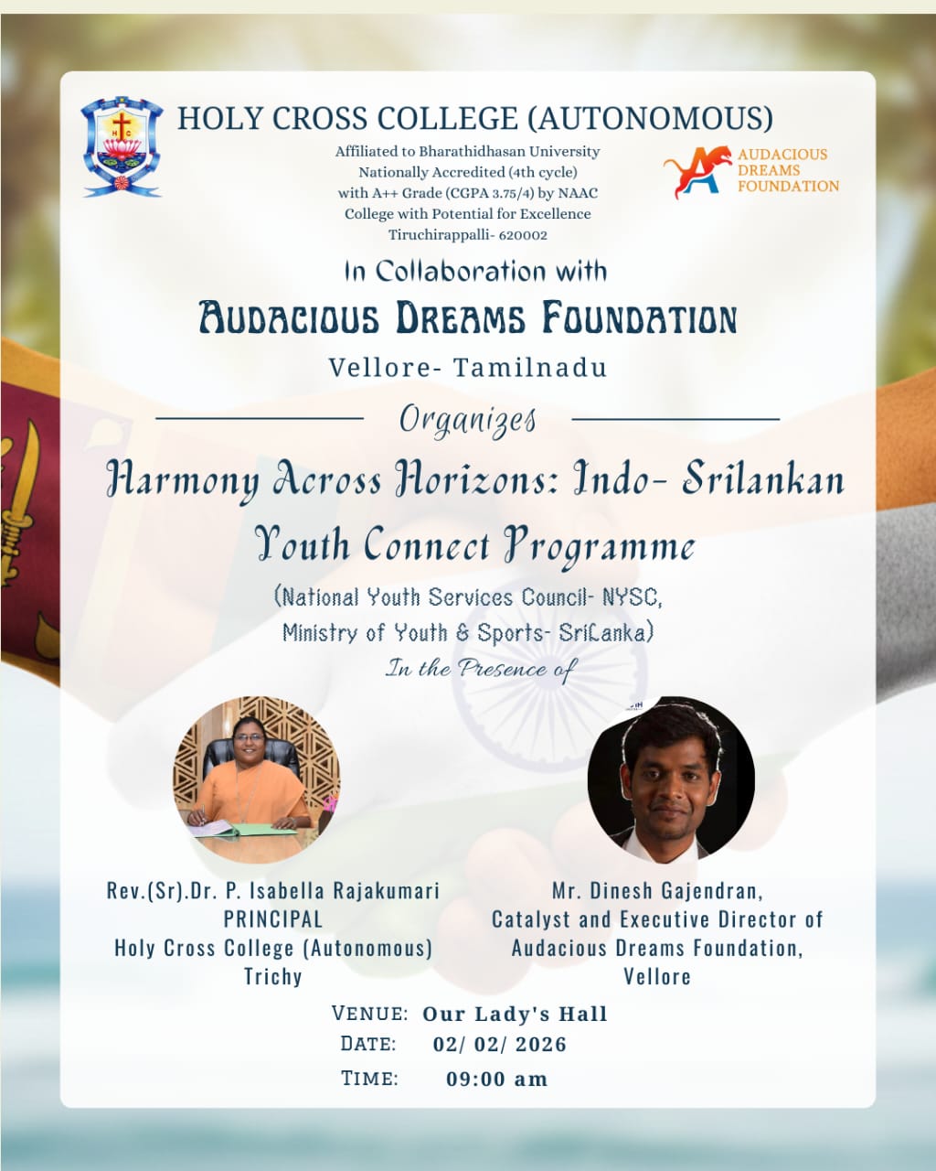 Harmony Across Horizons : Indo Srilankan Youth Connect Program