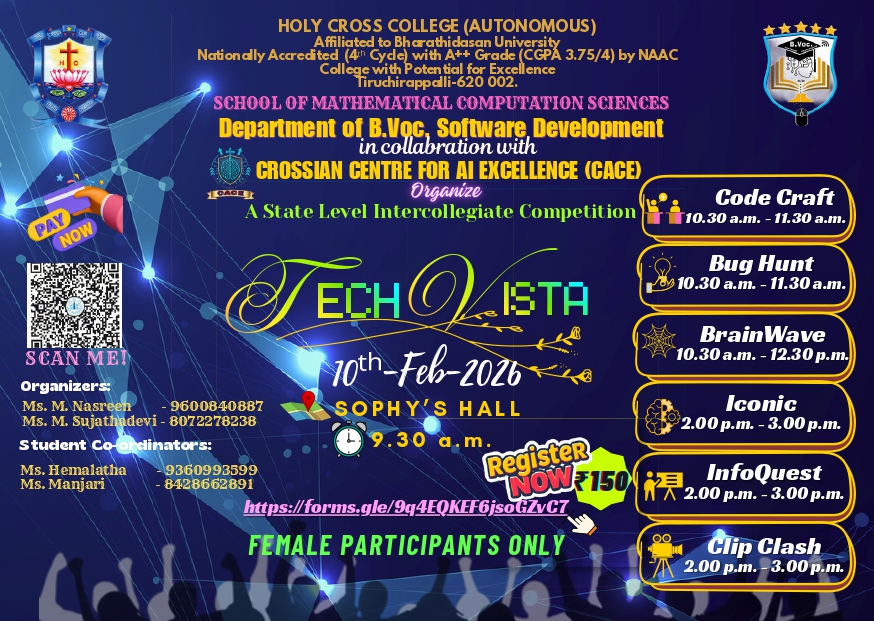 Inter college competition Tech vista - 2026