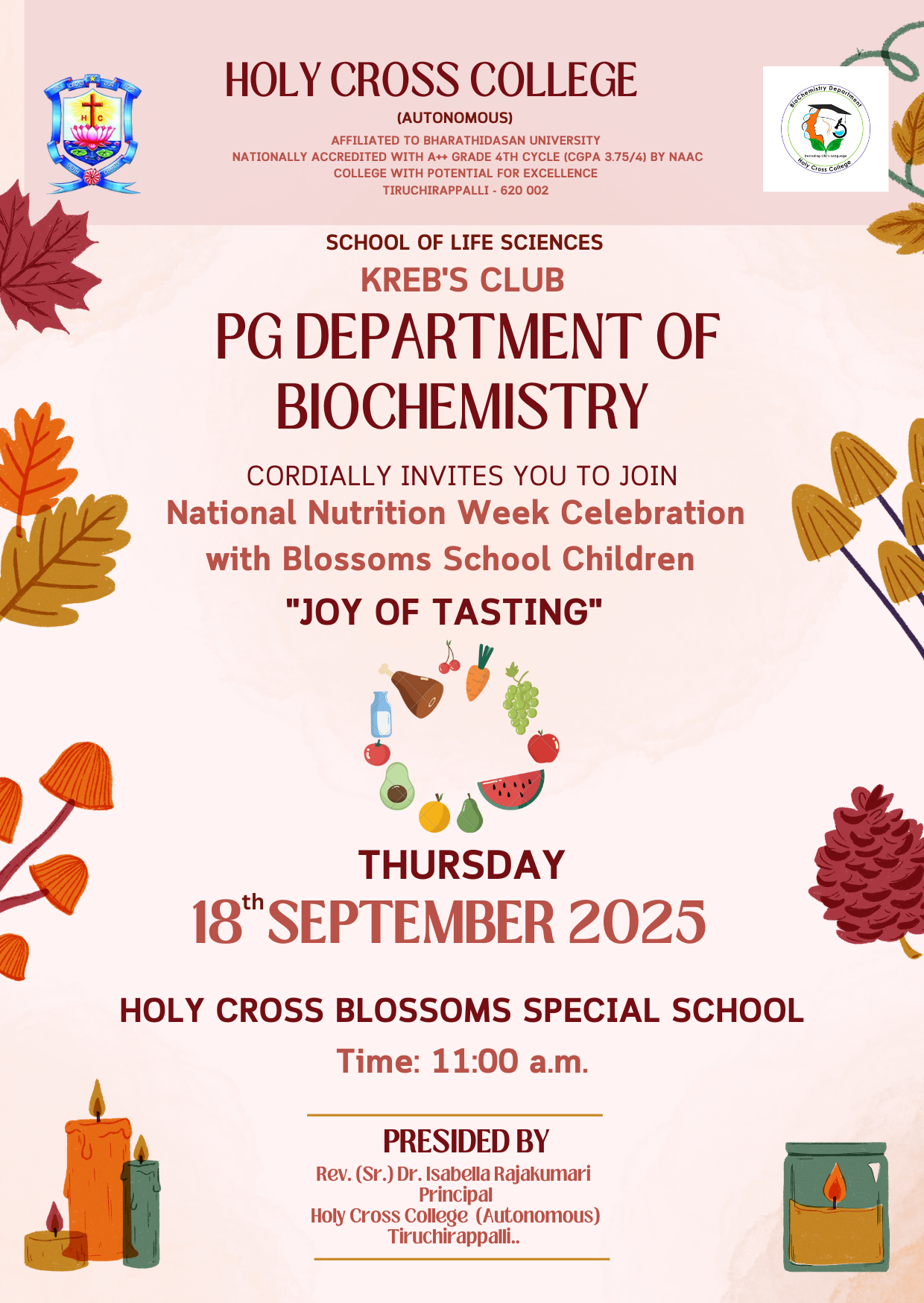 Nutrition Week Celebration "Joy of Tasting"
