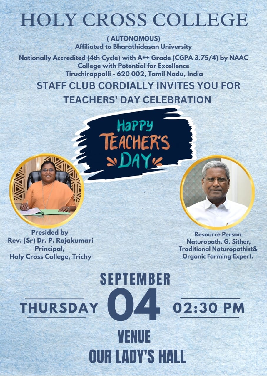 Teachers Day Celebrations - Staff Club