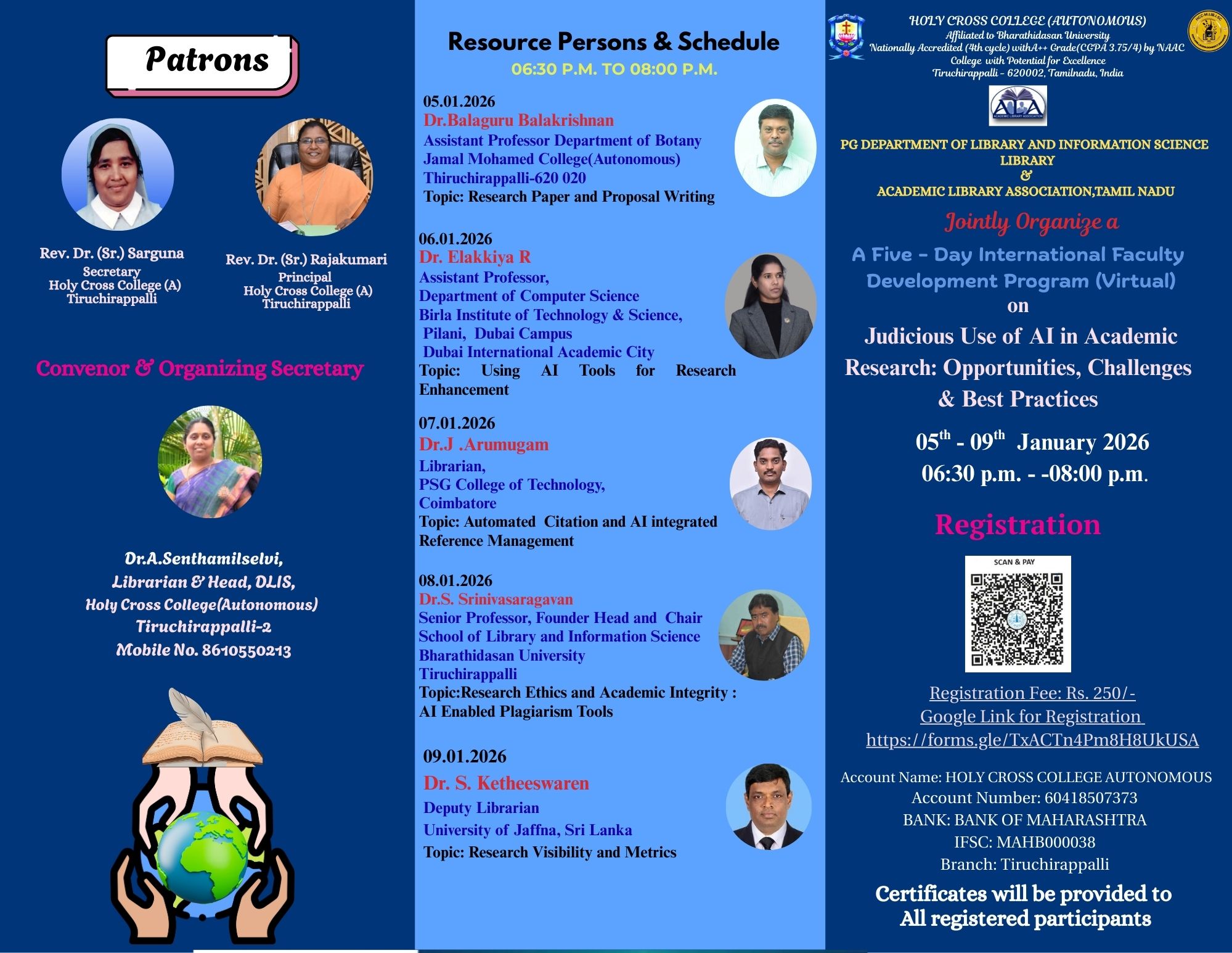 International FDP on Judicious Use of AI in Academic Research: Opportunities, Challenges & Best Practices