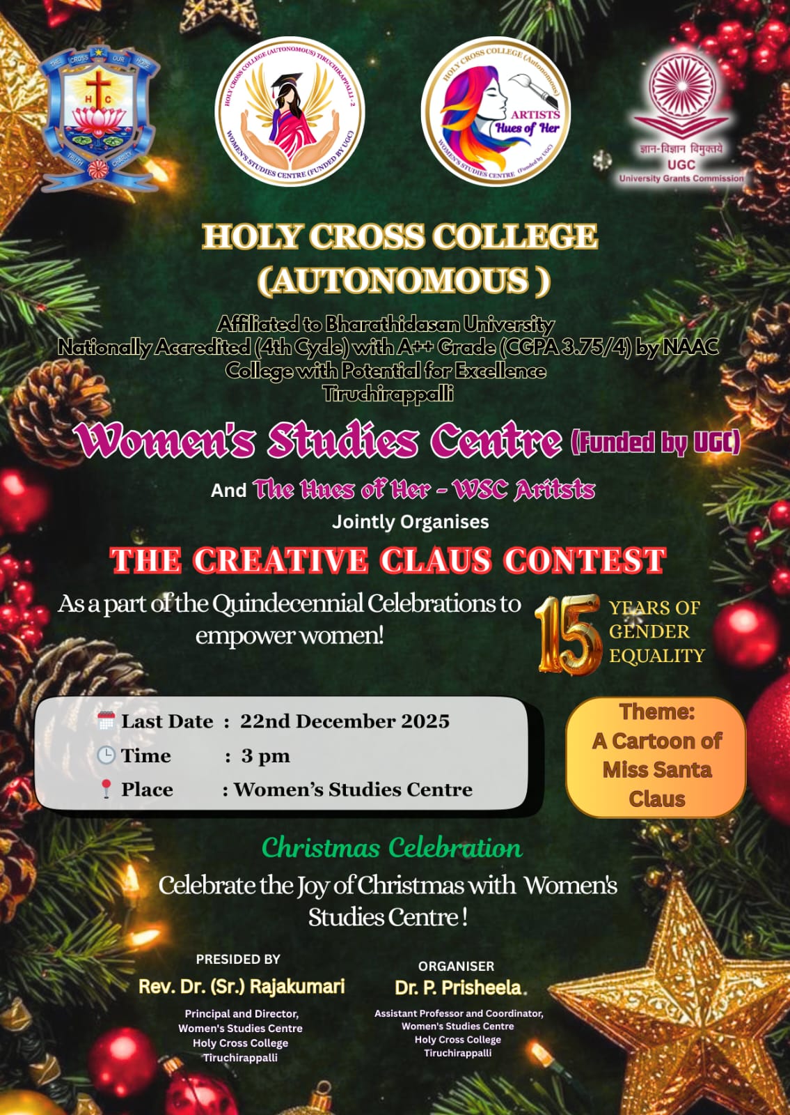 15 Year Anniversary CREATIVE CLAUS CONTEST