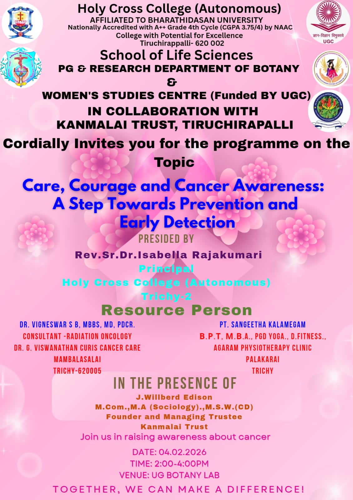Care, Courage and Cancer Awareness: A Step Towards Prevention and Early Detection