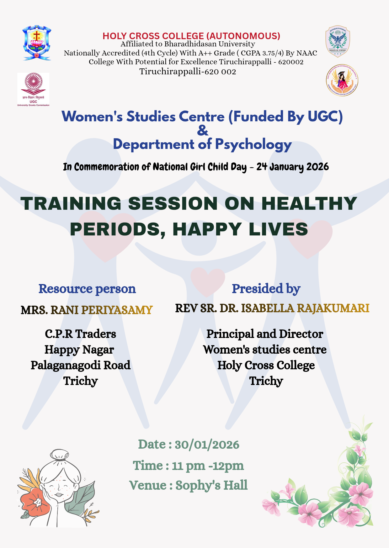 Training Session on Healthy Periods, Happy Lives