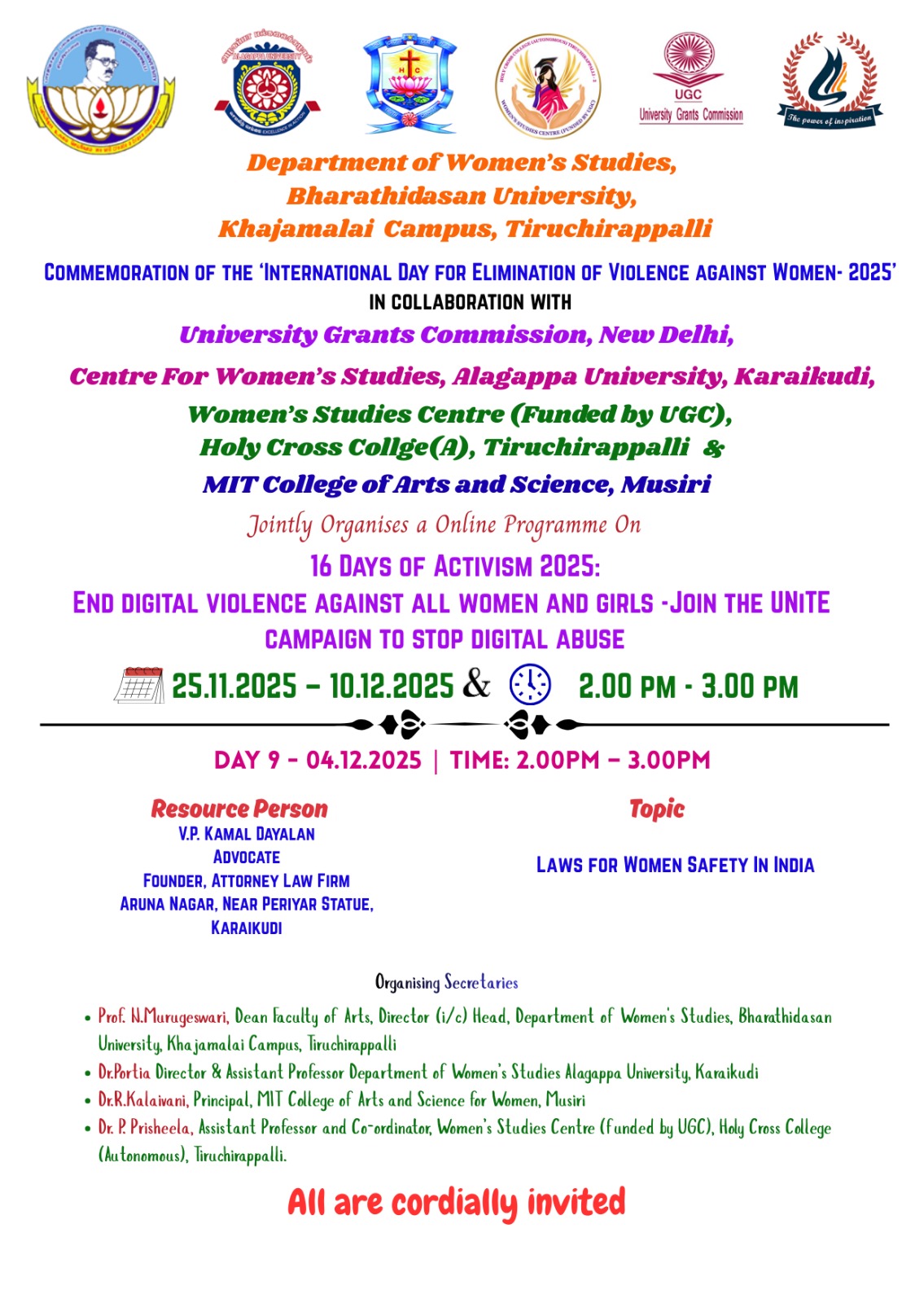 16 Days Activism Day 9